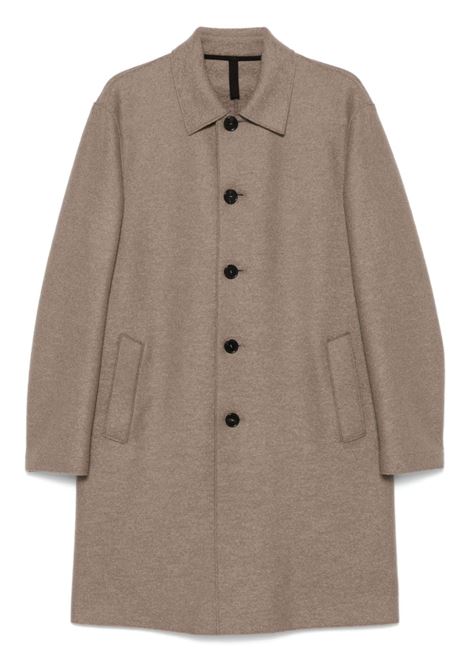 Beige single breasted midi coat Harris wharf london - men HARRIS WHARF LONDON | Outerwear | C9109MLK423