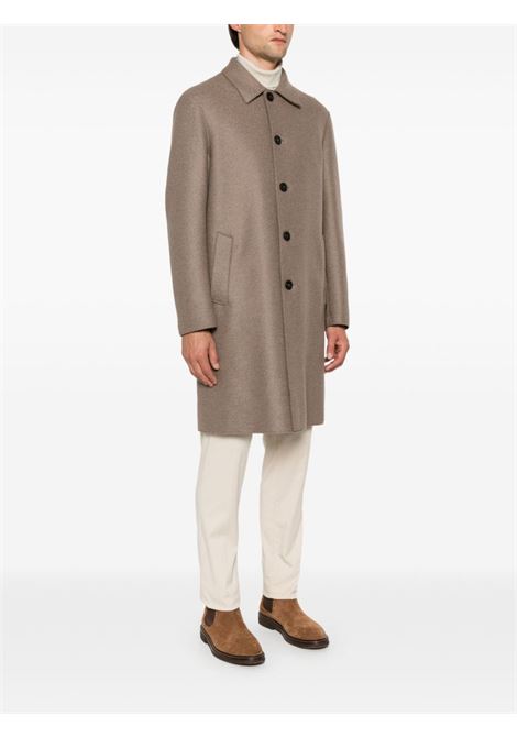 Cappotto midi monopetto in beige Harris wharf london - uomo HARRIS WHARF LONDON | C9109MLK423