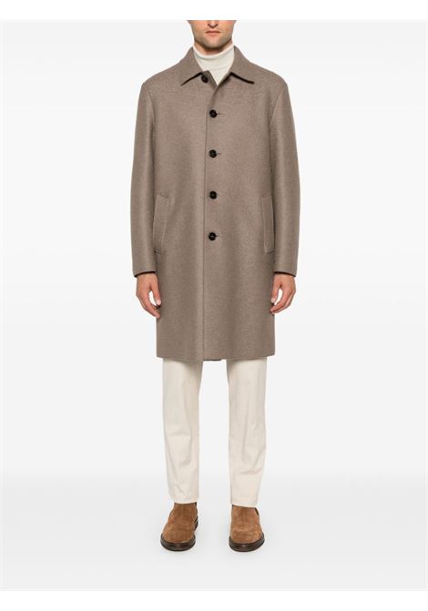 Cappotto midi monopetto in beige Harris wharf london - uomo HARRIS WHARF LONDON | C9109MLK423