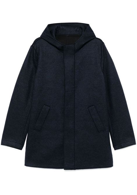 Blue hooded coat Harris wharf london - men HARRIS WHARF LONDON | C9138MHCHC02