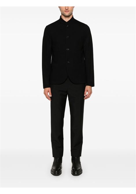 Black single-breasted wool jacket Harris wharf london - men HARRIS WHARF LONDON | C9427MYM199