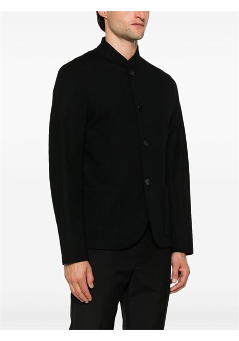 Black single-breasted wool jacket Harris wharf london - men HARRIS WHARF LONDON | C9427MYM199