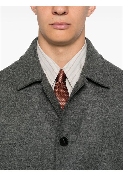 Grey utility single-breasted wool jacket Harris wharf london - men HARRIS WHARF LONDON | C9432MLK140