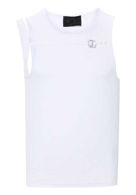 White Gregaria Slinger tank top Heliot Emil - men HELIOT EMIL | T-shirt | PREAW24M09118WHT02