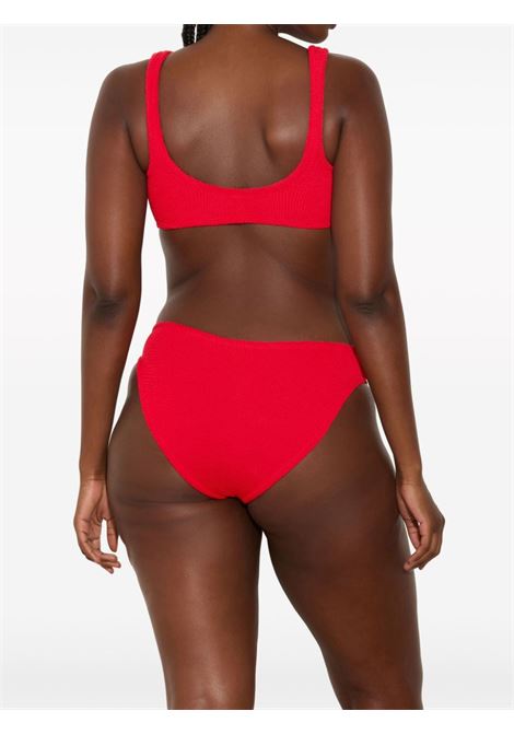 Red Bonnie seersucker bikini Hunza G - women HUNZA G | BBONNIECRRD