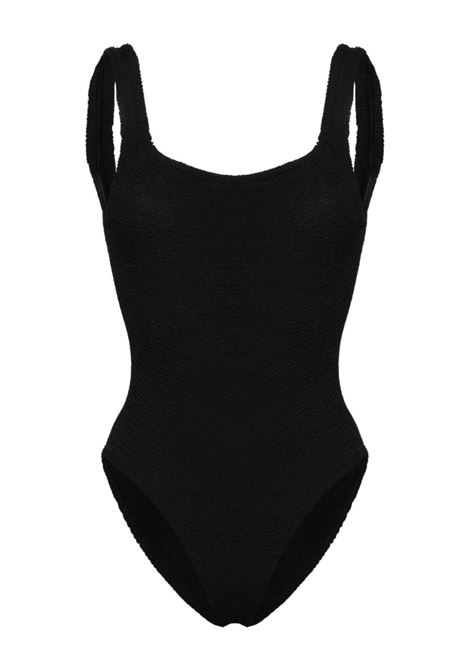 Black square-neck one-piece swimsuit Hunza G - women HUNZA G | SSQUARECRBLK