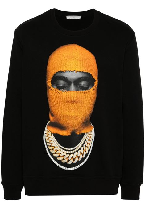 Black mask print sweatshirt Ih nom uh nit - men IH NOM UH NIT | Sweatshirts | NUW24202009