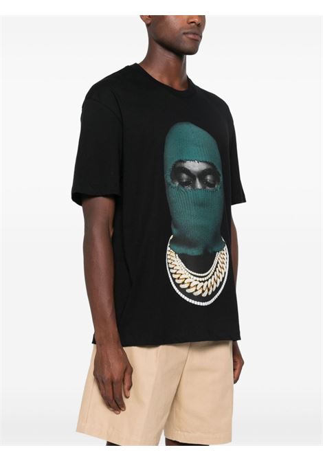 Black Mask-print T-shirt Ih Nom Uh Nit - men IH NOM UH NIT | NUW24204009