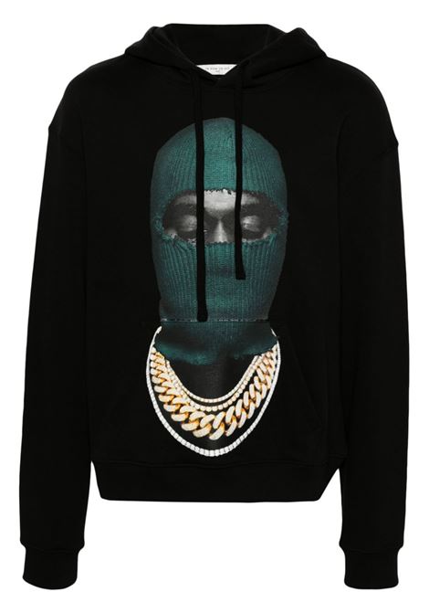 Black mask print sweatshirt Ih nom uh nit - men IH NOM UH NIT | Sweatshirts | NUW24206009