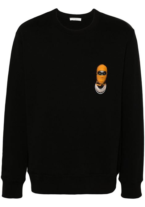 Black mask print sweatshirt Ih nom uh nit - men IH NOM UH NIT | Sweatshirts | NUW24269009