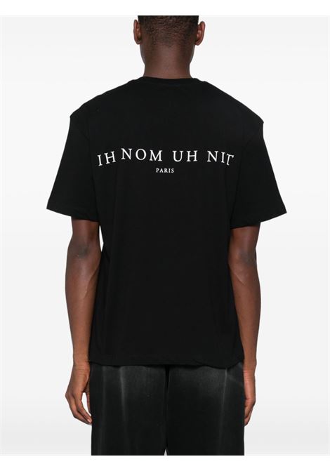 T-shirt con stampa mask in nero Ih nom uh nit - uomo IH NOM UH NIT | NUW24270009