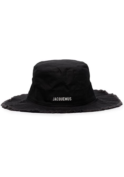 Black le bob artichaut bucket hat - unisex JACQUEMUS | 213AC0025001990