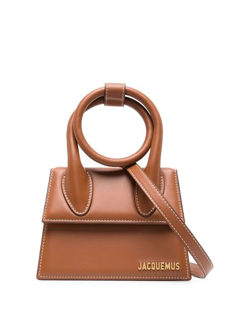 Brown Le Chiquito Noeud tote bag - women  JACQUEMUS | 213BA0053072811