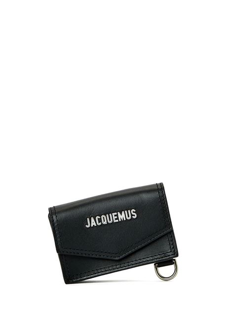 Porta carte Le Porte Azur in nero di Jacquemus - unisex