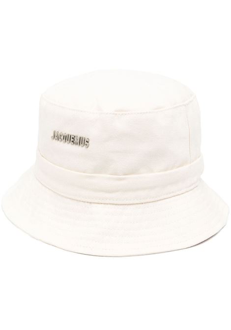 The bob gadjo bucket hat in white - unisex JACQUEMUS | 223AC0015001110