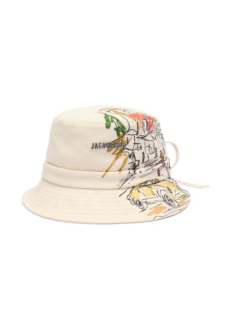 Cappello bucket Le Bob Gadjo in beige di Jacquemus - Unisex JACQUEMUS | 223AC00150021HI