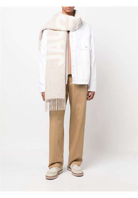 Biege l'echarpe jacquemus scarf - unisex JACQUEMUS | 226AC4355007015