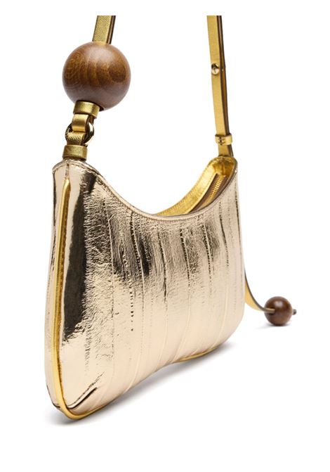 Gold  le bisou perle shoulder bag Jacquemus - women  JACQUEMUS | 231BA0573169280