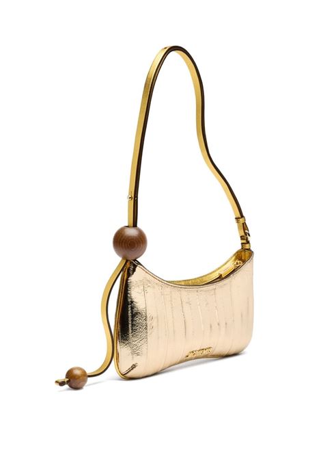 Gold  le bisou perle shoulder bag Jacquemus - women  JACQUEMUS | 231BA0573169280