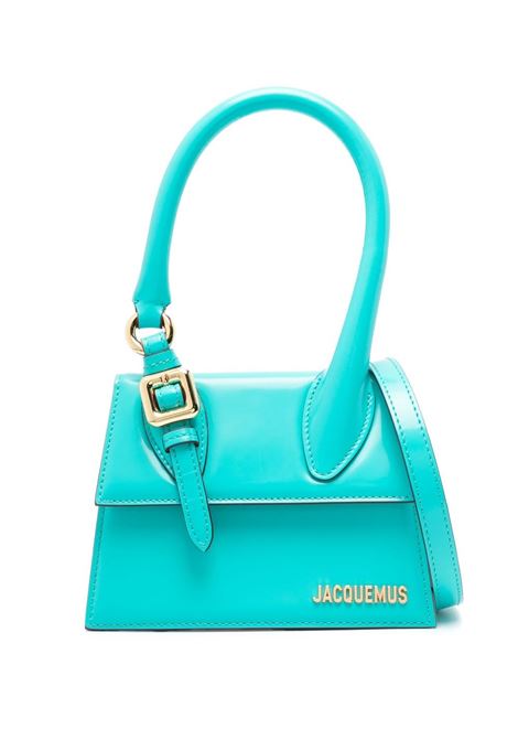 Turquiose blue Le Chiquito Moyen Boucle bag Jacquemus - women