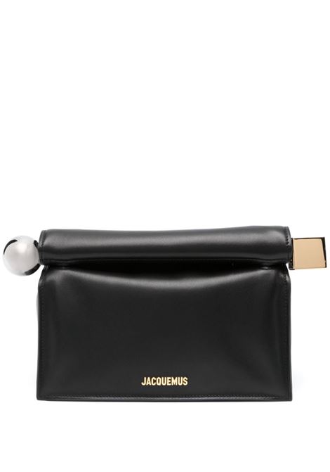 Black la pochette rond carre clutch - women