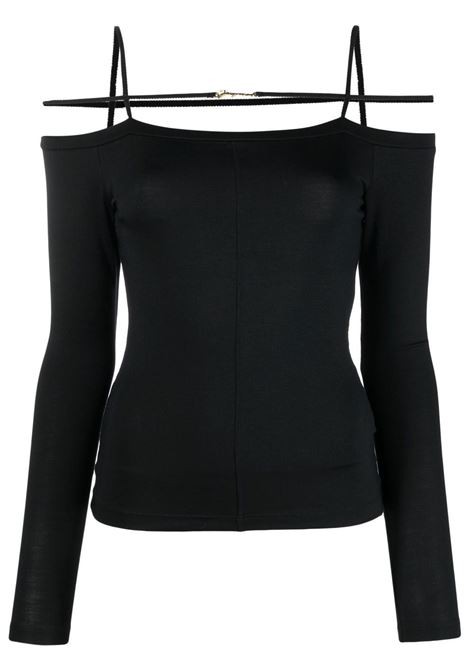 Top le tshirt sierra in nero - donna JACQUEMUS | T-shirt | 233JS1652313990