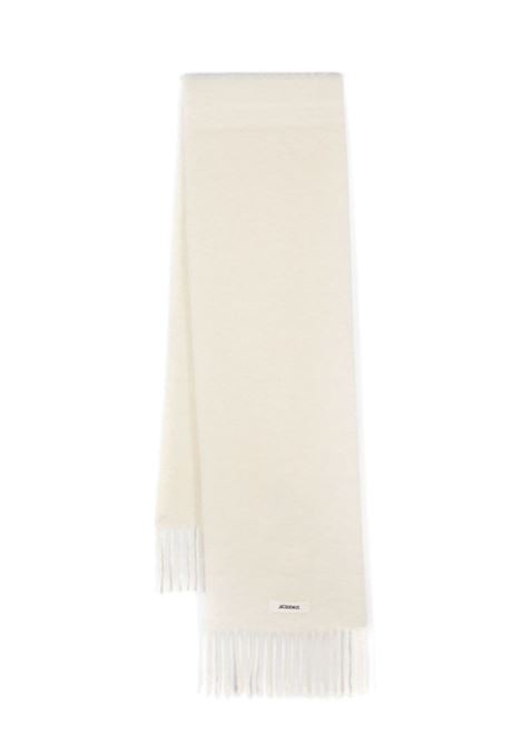 White l'echarpe carro scarf Jacquemus - men  JACQUEMUS | Scarves | 236AC6885087110