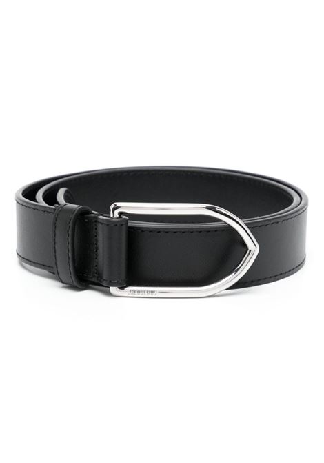 Cintura con logo inciso in nero di Jacquemus - Unisex JACQUEMUS | 241AC336306099S
