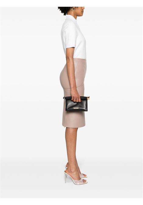 Borsa clutch la petite pochette rond in nero Jacquemus - donna JACQUEMUS | 241BA3923171990