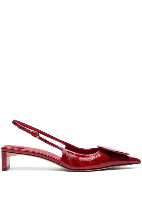 Red Les Slingabacks Duelo sandals Jacquemus - women