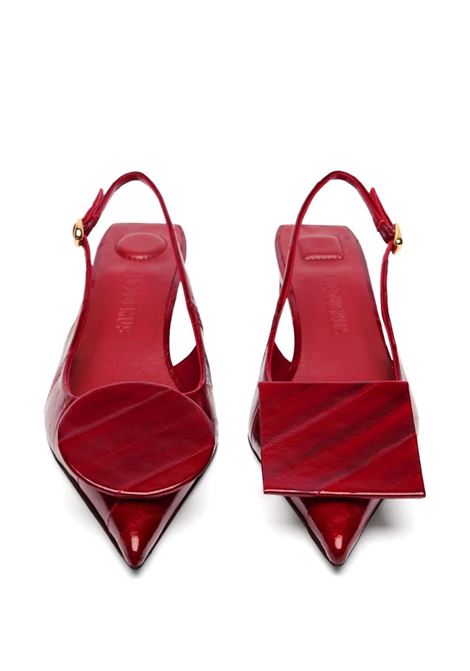 Sandali Les Slingbacks Duelo in rosso Jacquemus - donna JACQUEMUS | 241FO0763169480