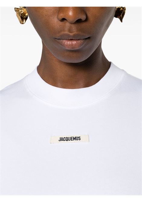 White le tshirt gros grain t-shirt  - women JACQUEMUS | 241JS1332031100