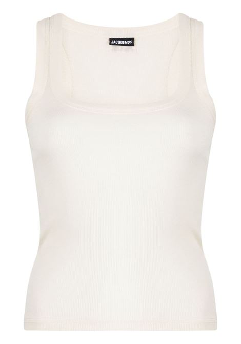 Top Le Gros Grain in bianco di Jacquemus - donna