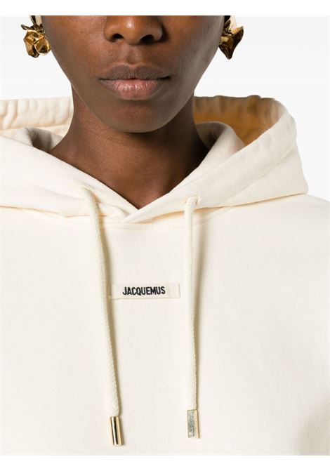 Beige le hoodie gros grain sweatshirt - women JACQUEMUS | 241JS1622341130