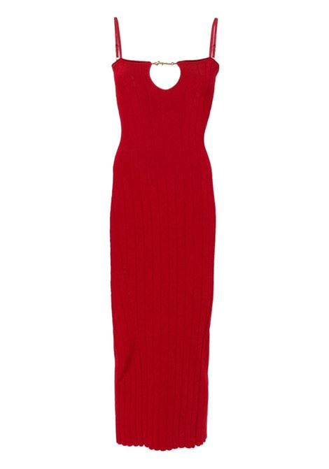 Red La Robe Sierra midi dress Jacquemus - women