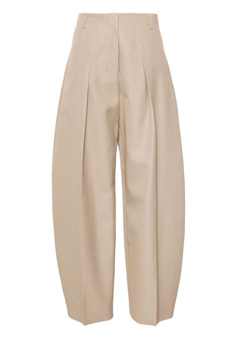 Pantaloni Le Pantalon Ovalo in beige di Jacquemus - donna JACQUEMUS | 241PA0791629150