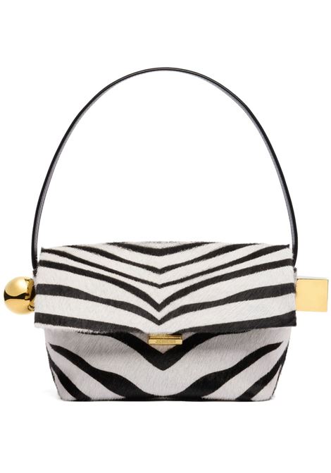 Black and white Le Rond Carre hand bag Jacquemus - women