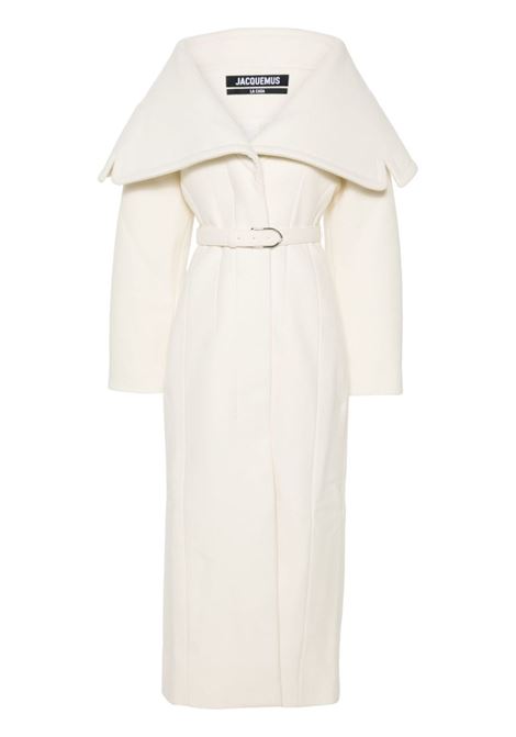 White Le Manteau Caruso coat Jacquemus - women JACQUEMUS | Outerwear | 243CO0751614110