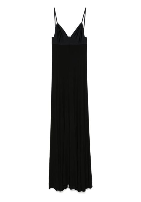 Abito lungo La Robe Spallina in nero Jacquemus - donna JACQUEMUS | Abiti | 243DR1752452990