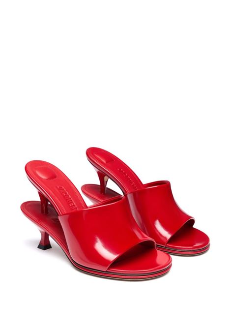 Mules Les Doubles 110mm in rosso di Jacquemus - donna JACQUEMUS | 243FO1604036470