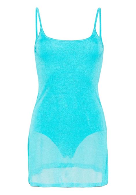 Turquiose blue La Robe Maille minidress Jacquemus - women JACQUEMUS | Dresses | 243KN5112357340