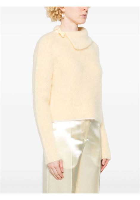 Light yellow le pull marina jumper Jacquemus  - women JACQUEMUS | 243KN5452317210