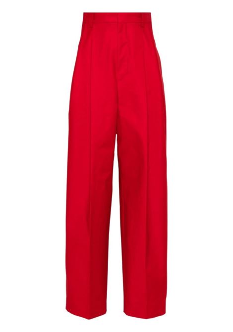 Red Le Pantalon Curzio trousers Jacquemus  - women JACQUEMUS | 243PA1171658470