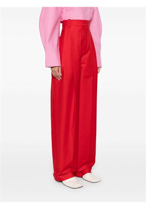 Red Le Pantalon Curzio trousers Jacquemus  - women JACQUEMUS | 243PA1171658470