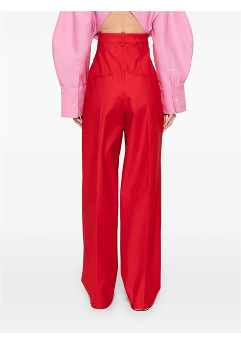 Red Le Pantalon Curzio trousers Jacquemus  - women JACQUEMUS | 243PA1171658470