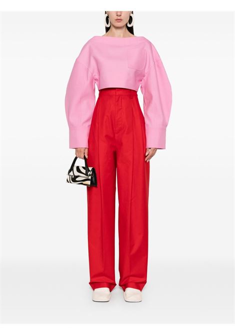 Red Le Pantalon Curzio trousers Jacquemus  - women JACQUEMUS | 243PA1171658470