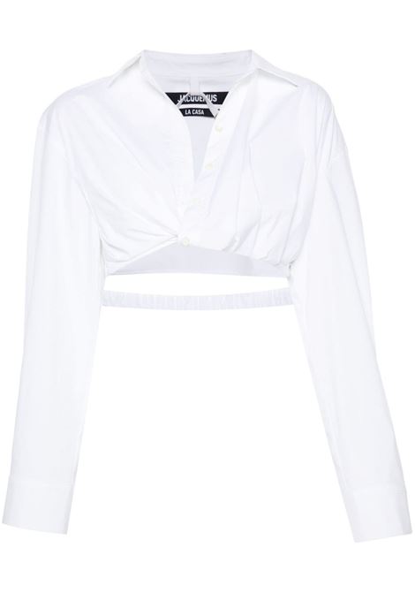 Camicia la chemise bahia courte in bianco Jacquemus - donna JACQUEMUS | 243SH0421454100