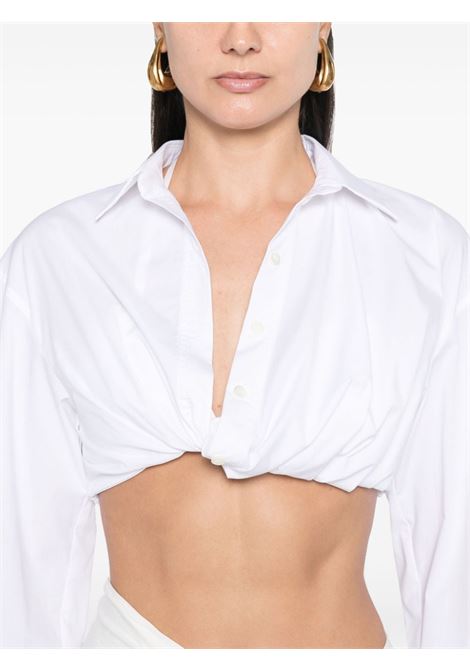 White La Chemise Bahia Courte shirt Jacquemus - women JACQUEMUS | 243SH0421454100