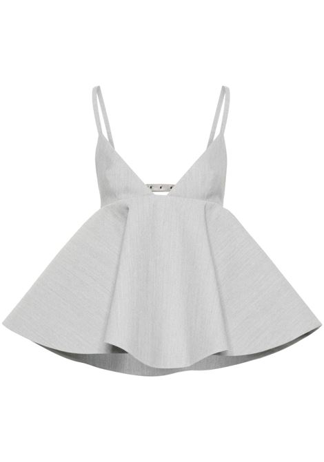 Top Le haut Vela in grigio Jacquemus - donna JACQUEMUS | Top | 243TO1041660910