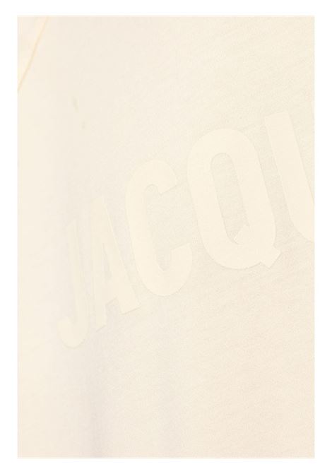 T-shirt con stampa logo in bianco di Jacquemus - unisex JACQUEMUS | 245JS2122011130